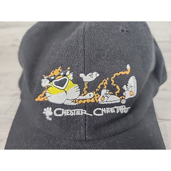 Vintage 90s Chester Cheetah Cheetos Snapback Hat Planet Lunch Promo Cap Wool - Picture 3 of 8